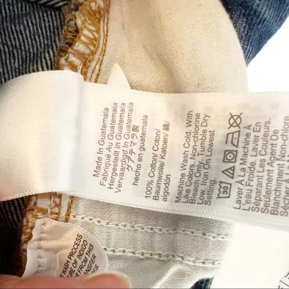 J Crew Slouchy Boyfriend Jeans 26 Tall Medium Wash Distressed Patches Embroidery - Picture 9 of 12